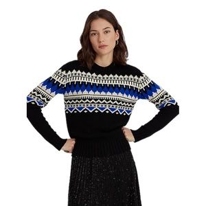 Ralph Lauren | Fair Isle Wool-Blend Crewneck Sweater
